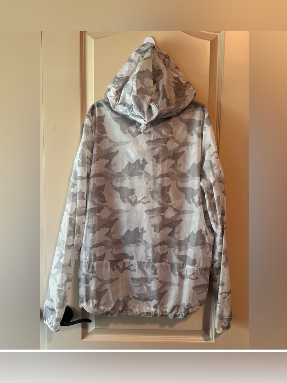 Champion Gray Camouflage Hooded Jacket Women - Picture 2 of 9